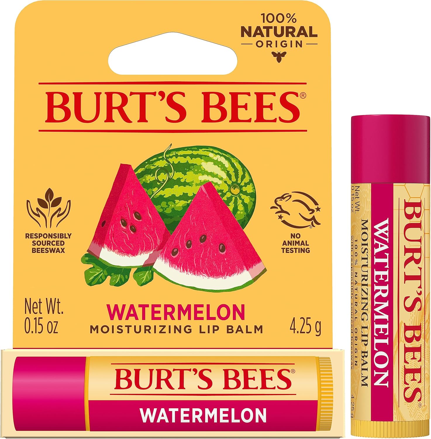 Burt's Bees Watermelon Lip Balm | 4.25g