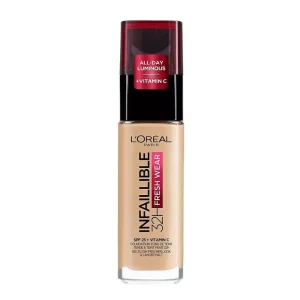 L’Oréal Paris Infallible 32HR Freshwear Foundation with SPF25 and Vitamin C - 245 Golden Honey
