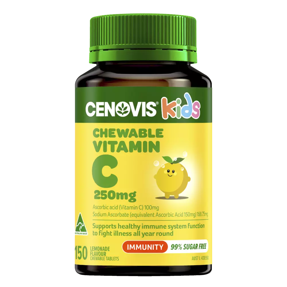 Cenovis Kids Chewable Vitamin C 250mg (Lemonade) 150 Tablets