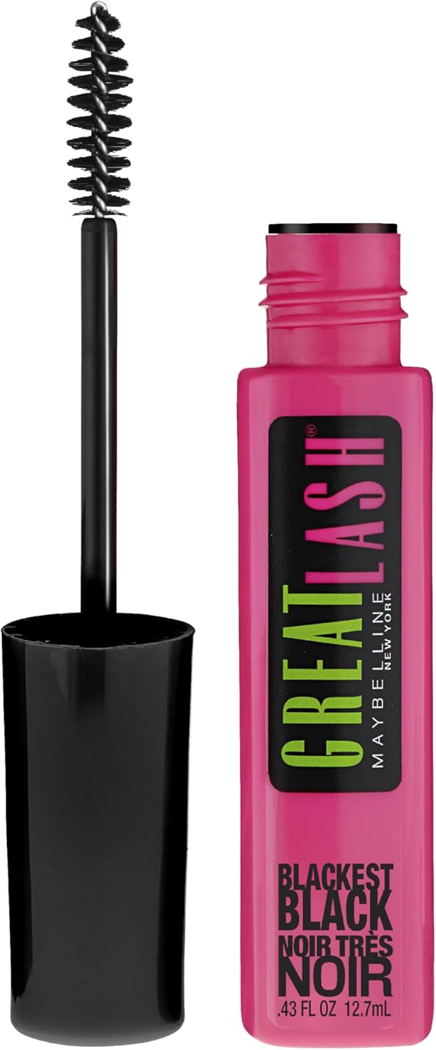 Maybelline New York Great Lash Volumizing Mascara - Blackest Black - Image 4