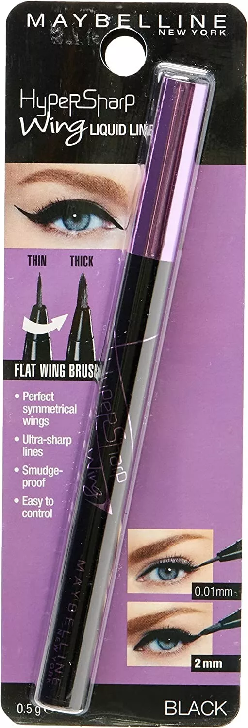 Maybelline New York HyperSharp Wing Liquid Eyeliner - Black,0.5g - Image 5