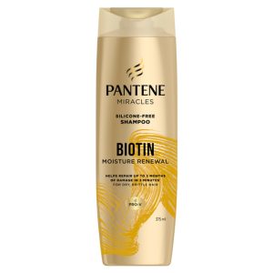 Pantene Miracles Biotin Moisture Renewal Silicone-Free Shampoo 375 ml