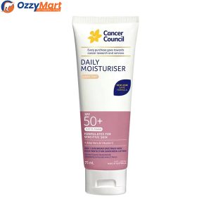 Cancer Council SPF 50+ Daily Moisturiser matte finish Light Tint 75ml