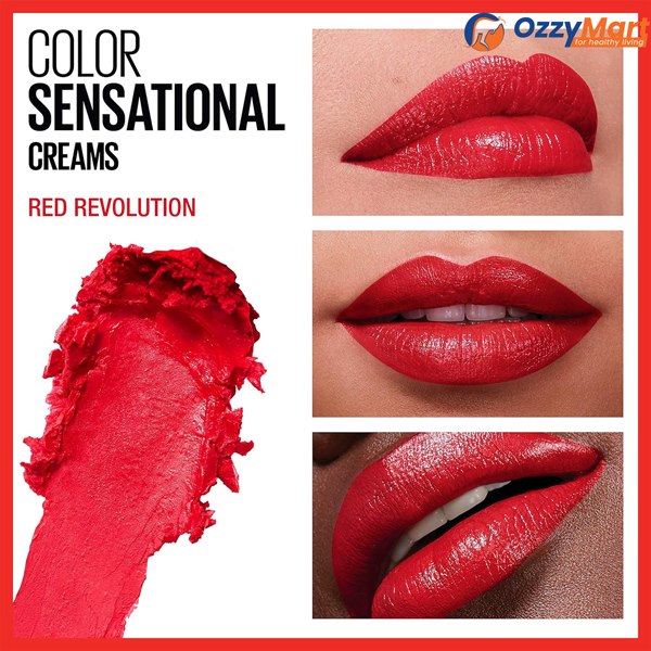 Maybelline Color Sensational Lipstick Red Revolution 630 - Image 4